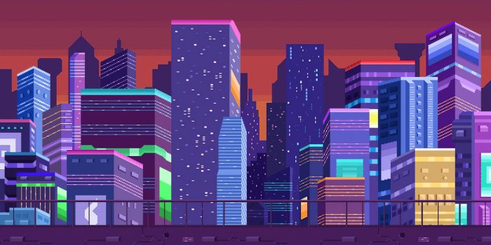 1366x768 1366x768 Buildings Pixel Art Cityscape 4k 1366x768 Resolution HD 4k  Wallpapers, Images, Backgrounds, Photos and Pictures