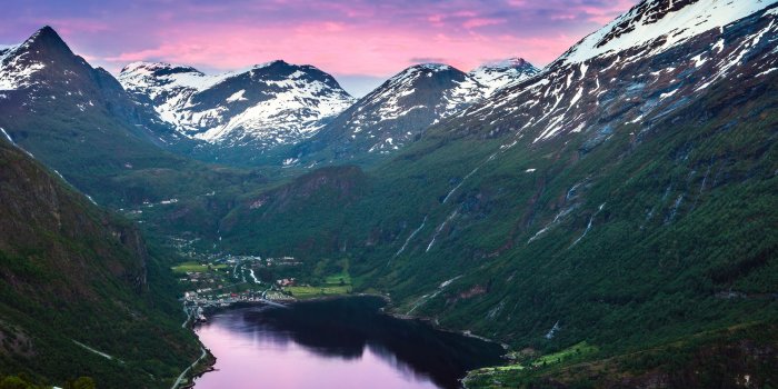 2560x1440 Wallpaper Norway, 5k, 4k wallpaper, fjord, mountains, river, sky, OS #5657