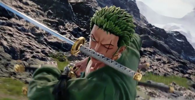 670x344 Video game, jump force, roronoa zoro, one piece wallpaper, hd image,  picture, background, 61c5b3 | wallpapersmug