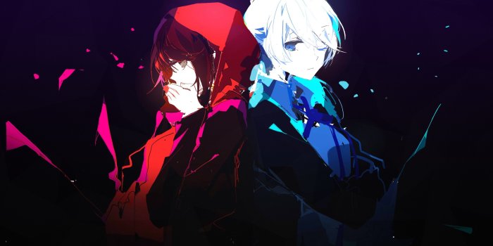 2560x1440 21+] Red and Blue Anime Wallpapers on WallpaperSafari