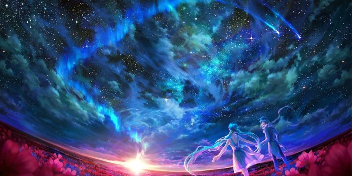 1920x1080 Blue Anime Wallpapers - Broken Panda