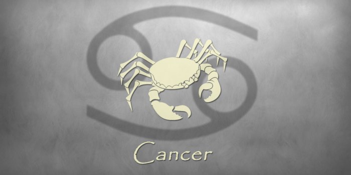 1920x1080 Cancer sign on a gray background wallpapers and images .