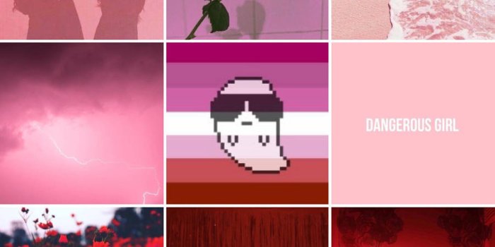 900x900 Download Lgbt Lesbian Pink Aesthetic Wallpaper | Wallpapers.com