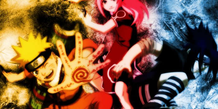 1024x768 Naruto Wallpaper: Team 7 - Minitokyo