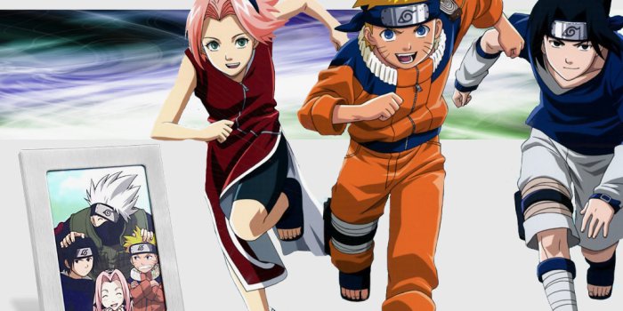 1024x768 Naruto Wallpaper: Naruto team 7 - Minitokyo