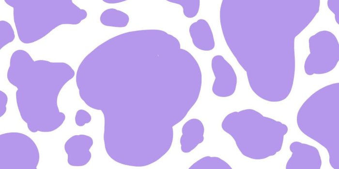 1440x2560 Wallpaper Cow Print, Aesthetic, Y, Violelilac, Animal, Purple, Simple •  Wallpaper For You