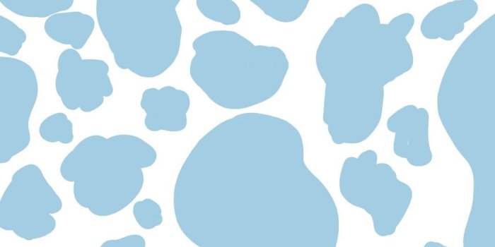 1080x1920 Wallpaper Cow Print, Aesthetic, Y, Blue, Baby Blue, Pattern, Simple •  Wallpaper For You
