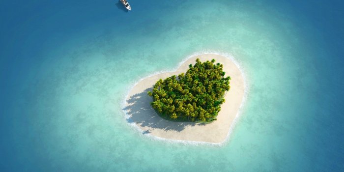 1920x1200 heart shaped, Island, Tropical HD Wallpapers / Desktop and Mobile Images &  Photos