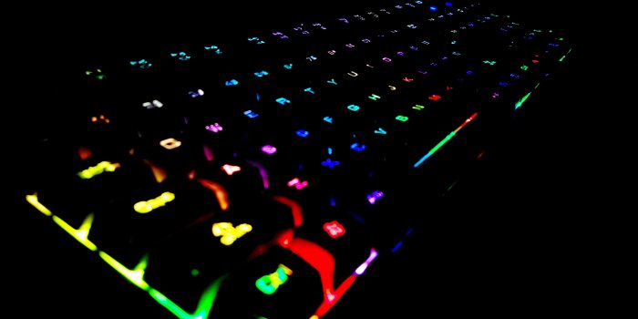 3840x2160 Wallpaper 4k keyboard, key, backlight, multicolored 4k Wallpaper