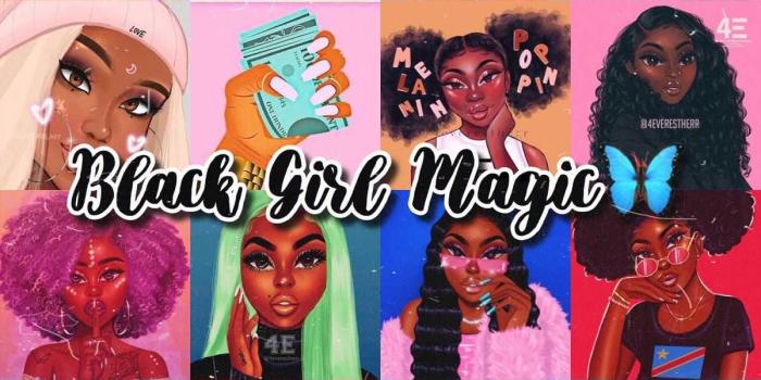 1200x1200 Cute Black Girl Wallpaper in 2022 | Black girl, Black girl art, Cute black