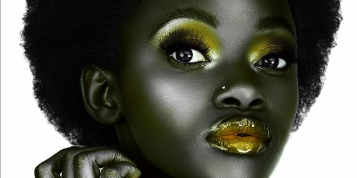 1366x768 Black Girl In White Background With Eye Makeup HD Black Girl Wallpapers |  HD Wallpapers | ID #62574