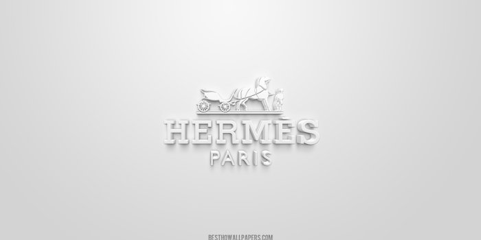 2560x1600 Download wallpapers Hermes logo, white background, Hermes 3d logo, 3d art,  Hermes, brands logo, white 3d Hermes logo for desktop with resolution  2560x1600. High Quality HD pictures wallpapers
