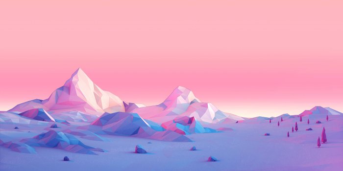3840x2160 Polygon Mountains Minimalist, HD Artist, 4k Wallpapers, Images, Backgrounds,  Photos and Pictures