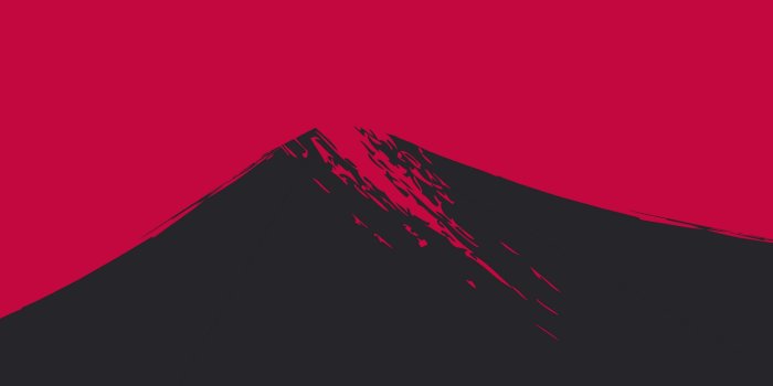 2560x1080 Download wallpaper 2560x1080 mountain, peak, art, minimalism dual wide  1080p hd background