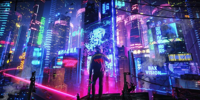 3840x1680 Neon City Pan 4k, HD Artist, 4k Wallpapers, Images, Backgrounds, Photos and  Pictures