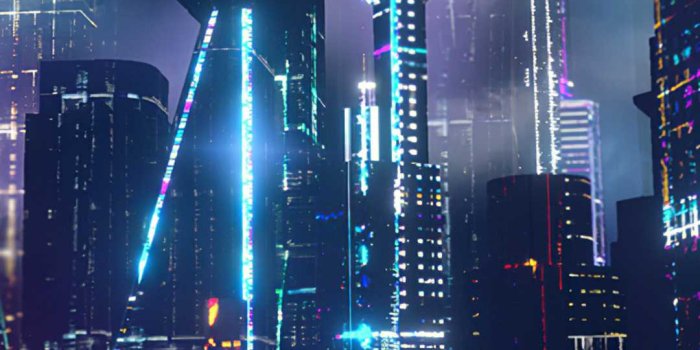 1080x1920 Neon City Wallpaper - iXpap