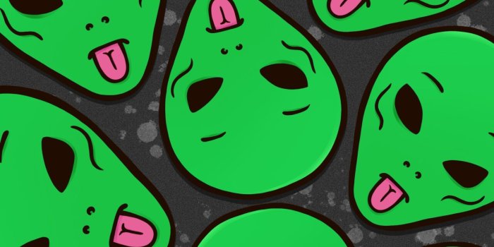 1280x2560 RipNDip Lord Alien Green & Dark Wallpapers - Wallpapers Clan