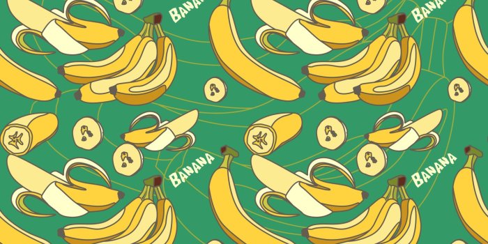 1332x850 Wallpaper background, vector, bananas images for desktop, section текстуры  - download