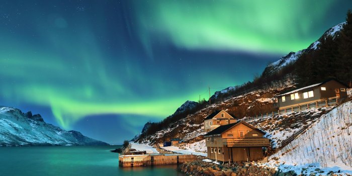 2880x1800 Northern Lights Wallpaper 4K, Aurora Borealis, Norway, Night time, Stars,  Nature, #4833