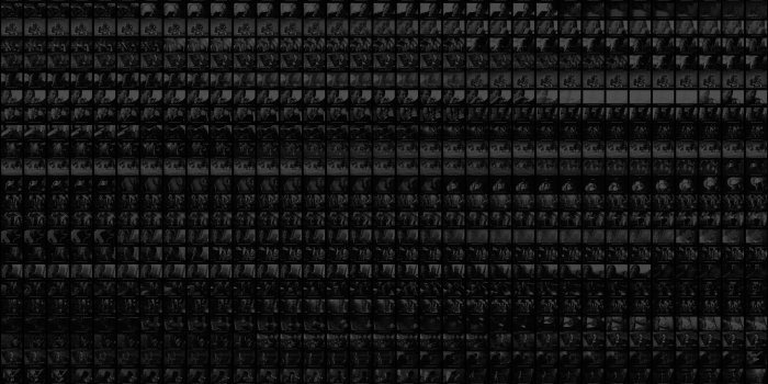 3840x2160 wallpaper for desktop, laptop | vo02-cinema -screen-square-pattern-dark-bw-black