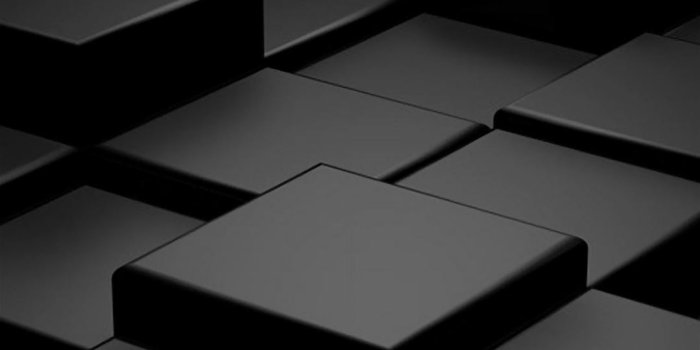 1080x2340 Black 3D Blocks iPhone Wallpapers Free Download