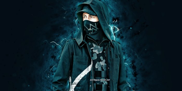 3840x2400 Download wallpapers Alan Walker, 4k, blue neon lights, music stars,  Norwegian DJs, superstars, Alan Olav Walker, Norwegian celebrity, Alan  Walker 4K for desktop with resolution 3840x2400. High Quality HD pictures  wallpapers