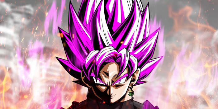 2880x1800 Download wallpapers Black Goku, fire flames, close-up, DBS, Super Saiyan  Rose, Son Goku Black, Goku Super Saiyan, fighter, Dragon Ball Super, Goku  for desktop with resolution 2880x1800. High Quality HD pictures wallpapers