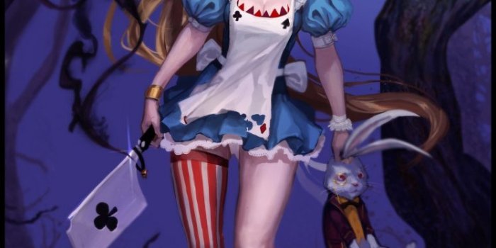 748x1054 Alice In Wonderland Ecchi - 748x1054 Wallpaper - teahub.io
