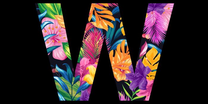 1440x2560 Alphabet W Wallpaper