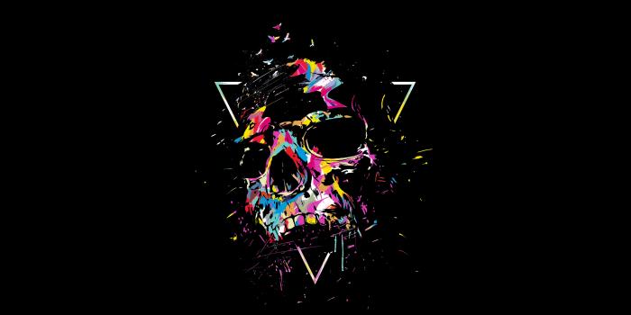 3840x2160 2560x1440 Skull Color Sketch Art 4k 1440P Resolution HD 4k Wallpapers,  Images, Backgrounds, Photos and Pictures