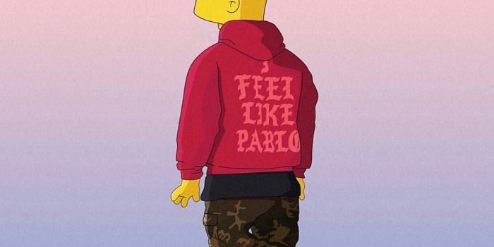 1080x1080 Dope Bart Simpson Supreme Wallpapers - Broken Panda