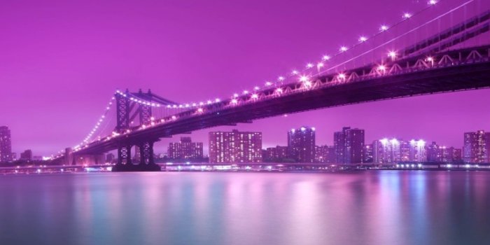768x1024 Bridge, Purple Light Ultra HD Desktop Background Wallpaper for 4K UHD TV :  Tablet : Smartphone