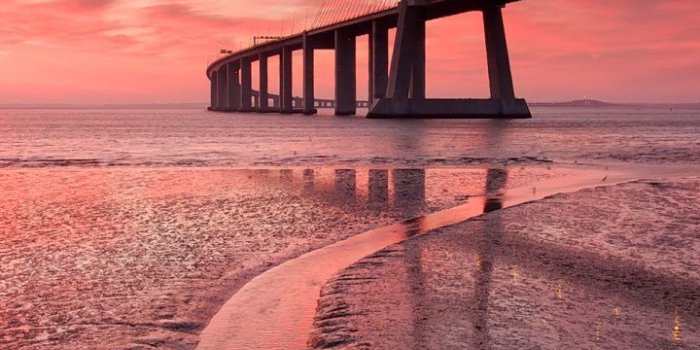 720x1280 Bridge At Sunset Wallpapers