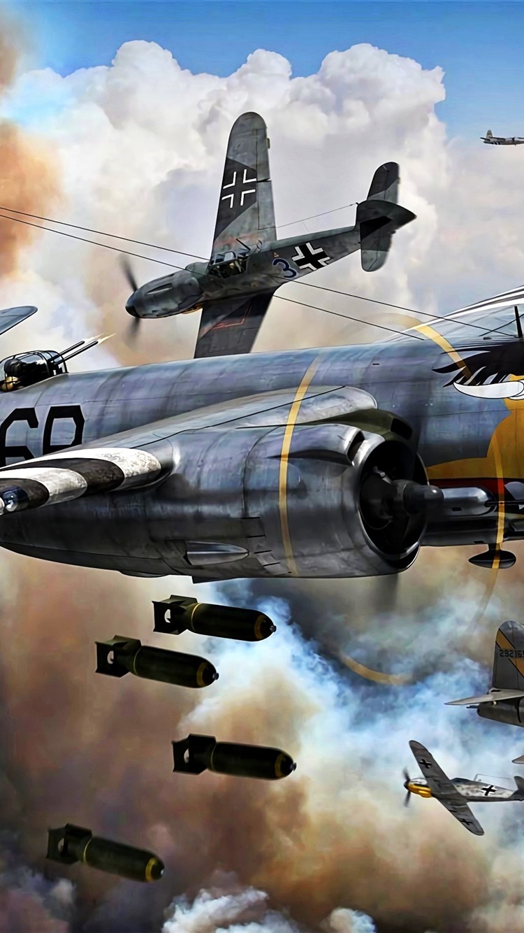 750x1334 Air Force Art Wallpapers