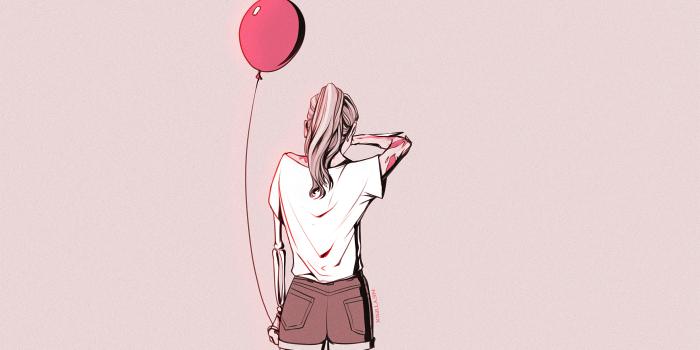 3840x2160 Crying Girl Sad With Balloon 4k, HD Artist, 4k Wallpapers, Images,  Backgrounds, Photos and Pictures