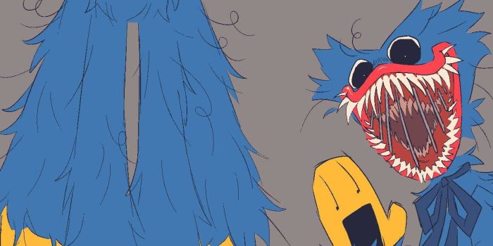 1242x2208 Poppy Playtime Huggy Wuggy Wallpapers