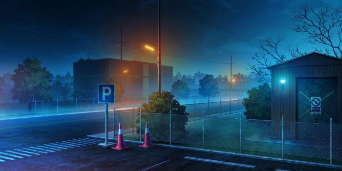 1920x1080 Anime Night Street Wallpapers - Top Free Anime Night Street Backgrounds -  WallpaperAccess