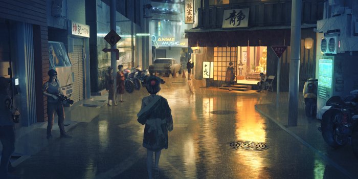 1920x1080 30+ Anime Street HD Wallpapers and Backgrounds
