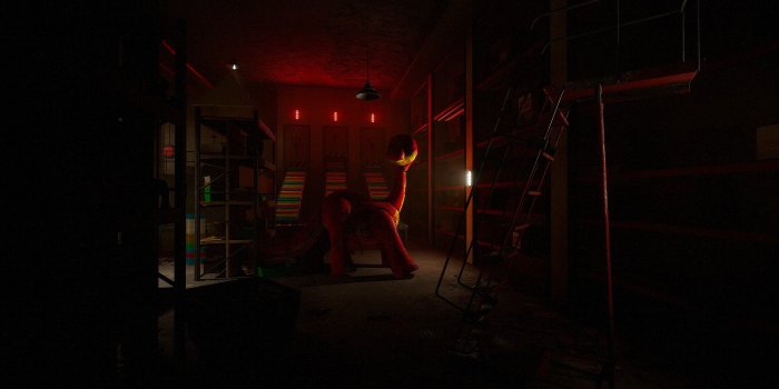 2560x1400 Crop Poppy Playtime Wallpaper for Free, Basement, Red Lights, Survival  Games HD Background