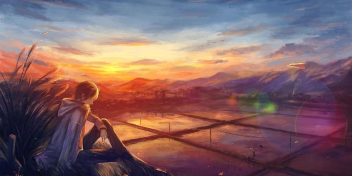 1920x1201 Low Poly Sunset Wallpaper Digital Art HD Wallpapers | Anime scenery  wallpaper, Sunset wallpaper, Anime scenery