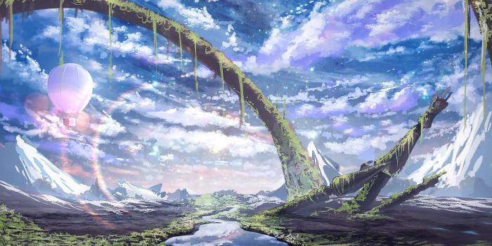 1920x1080 Anime Nature Wallpaper Hd Red posted by Michelle Peltier