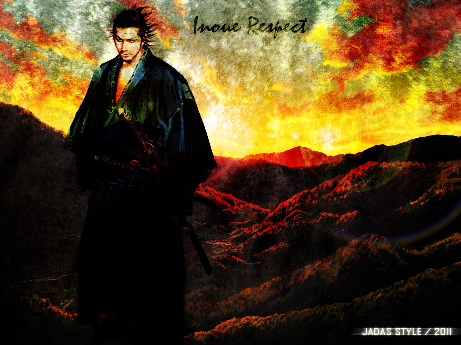 1600x1200 Vagabond Wallpaper: Inoue Respect - Minitokyo