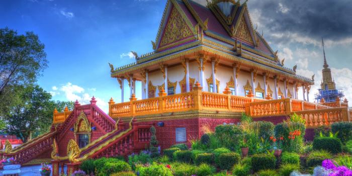 1332x850 Wallpaper flowers, temple, Buddhist temple images for desktop, section  город - download