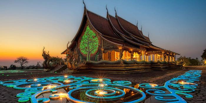 3840x2160 Wat Sirindhorn Wararam Phu Prao Buddhist Temple Ubon Ratchatani Thailand  UHD 4K Wallpaper | Pixelz