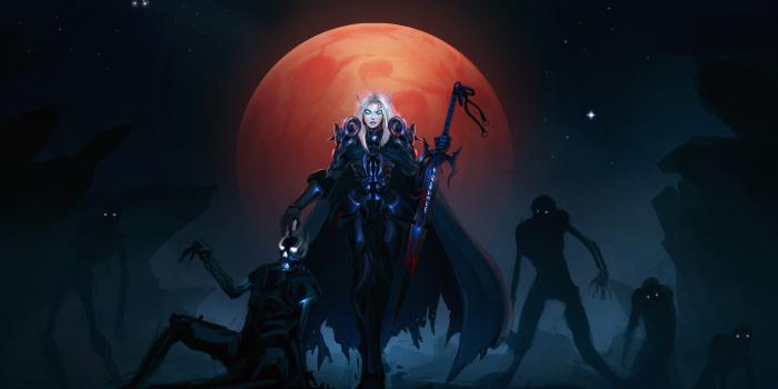 2560x1440 World of Warcraft Blood Elf HD wallpaper