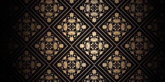1332x850 Wallpaper texture, wallpaper, golden, ornament, elegant images for desktop,  section текстуры - download