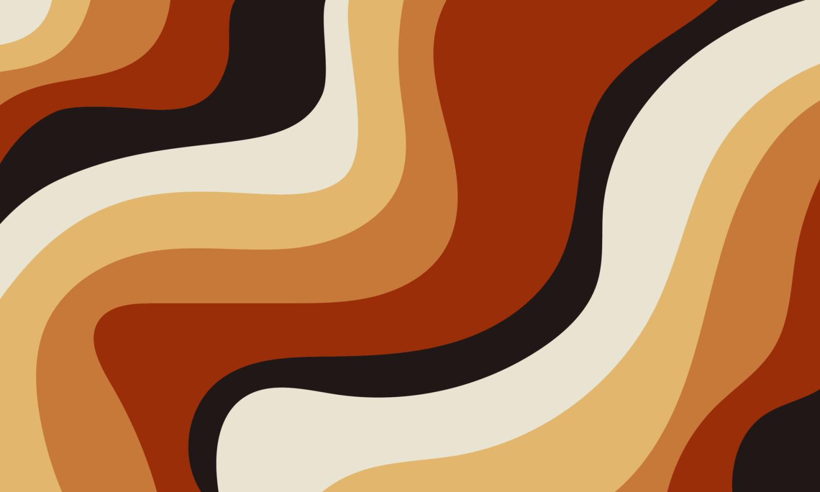 1920x1152 Retro groovy psychedelic background. abstract wavy shapes for backdrop and  wallpaper 5416854 Vector Art at Vecteezy