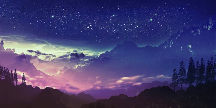 1920x1080 Stars Landscape Digital Art HD Wallpaper - Gnome-look.org