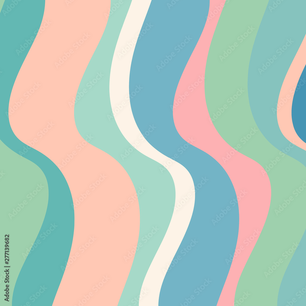 1000x1000 Retro Groovy Stripes Background Stock Illustration | Adobe Stock