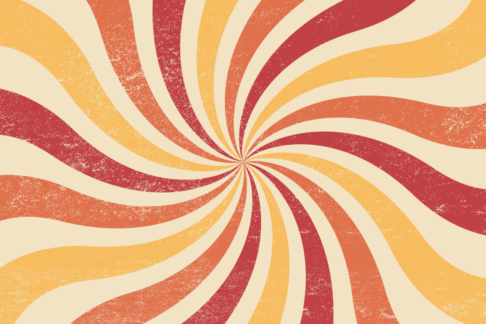 1920x1280 Retro groovy background. Vintage swirl rays wallpaper and backdrop. 4945577  Vector Art at Vecteezy